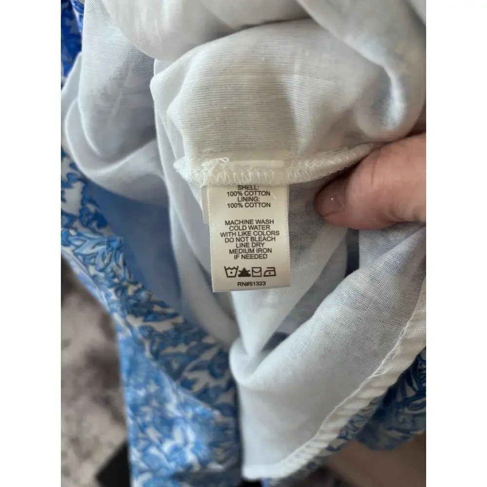 CeCe - NWT Cap Sleeve 100% Cotton Maxi Dress with pockets - Picture 3 of 5